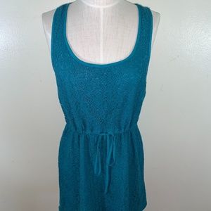 Teal Sleeveless Dress